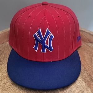 New York fitted hat.